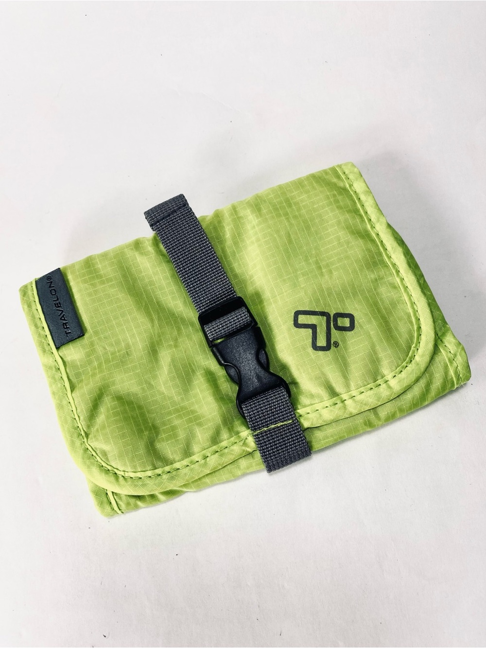 Travelon Neon Lime Travel Organizer with Gray Accent Tech Accessory Organizer
